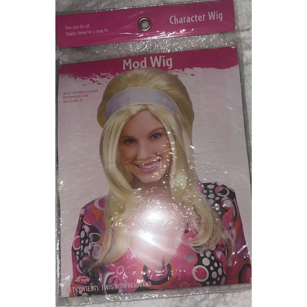 Blonde Barbie mod wig